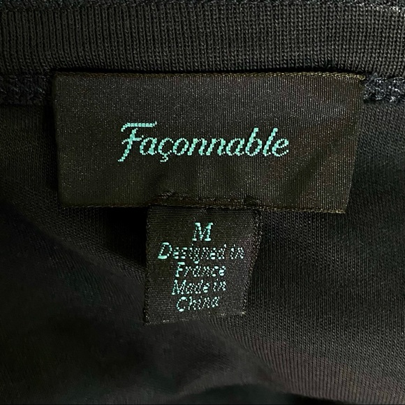 Faconnable Navy Henley Style Shirt - Picture 6 of 8